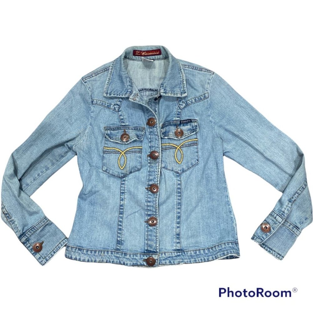 Vintage Z Cavaricci Denim Jacket Size M